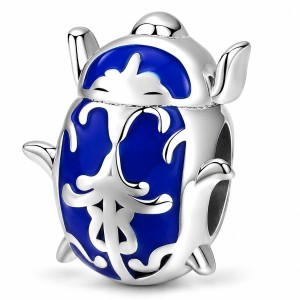 Charms Zawieszka Skarabeusz Srebro 925