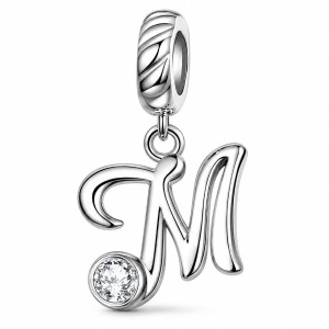 Charms Literka M Srebro 925