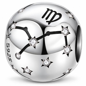 Charms Znak Zodiaku Srebro 925 Panna
