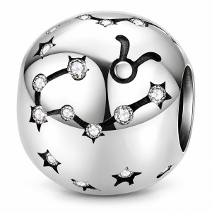 Charms Znak Zodiaku Srebro 925 Byk