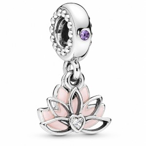 Charms Kwiat Lotosu S 925