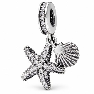 Charms Muszla Rozgwiazda Zawieszka Srebro 925