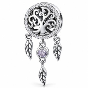 Charms Łapacz Snów Zawieszka Srebro 925