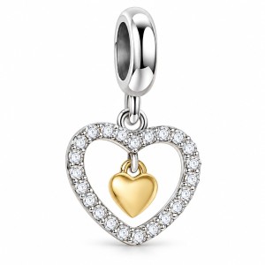 Charms Serce Srebro 925