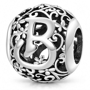 Charms Zawieszka Modułowa Literka B Srebro 925