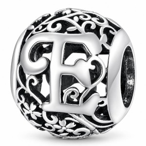 Charms Zawieszka Modułowa Literka E Srebro 925