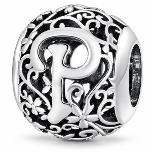 Charms Zawieszka Modułowa Literka P Srebro 925