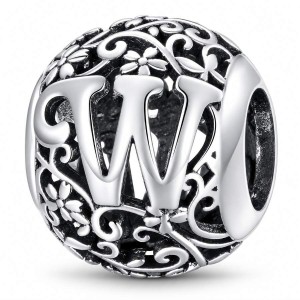 Charms Zawieszka Modułowa Literka W Srebro 925
