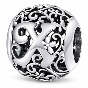 Charms Zawieszka Modułowa Literka X Srebro 925