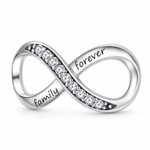 Charms Zawieszka Nieskończoność Rodzina Srebro 925