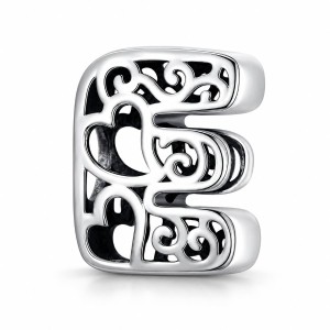Charms Zawieszka Modułowa Literka E Srebro 925