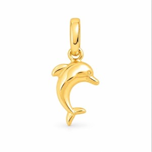 Złota zawieszka delfin 585